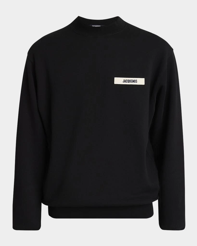 Jacquemus Men's Sweatshirt with Grosgrain Label 1