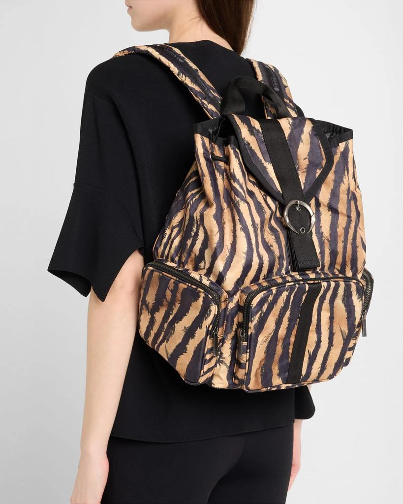 Cavalli Class Zebra Print Backpack 40/31 size​ Cavalli Class Zebra Print Backpack Nylon | eBay main image 4
