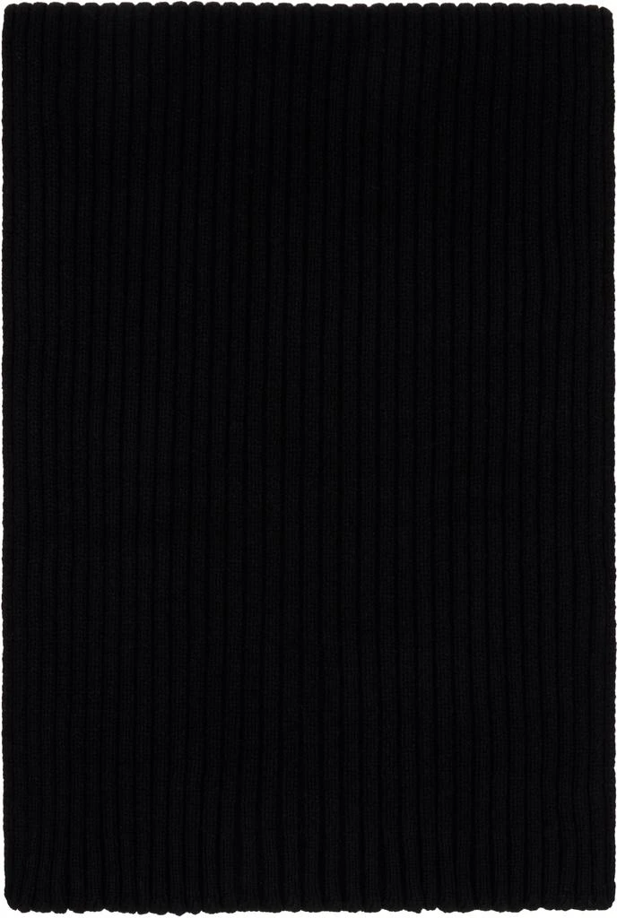 Rick Owens Black Concordians Long Scarf 1
