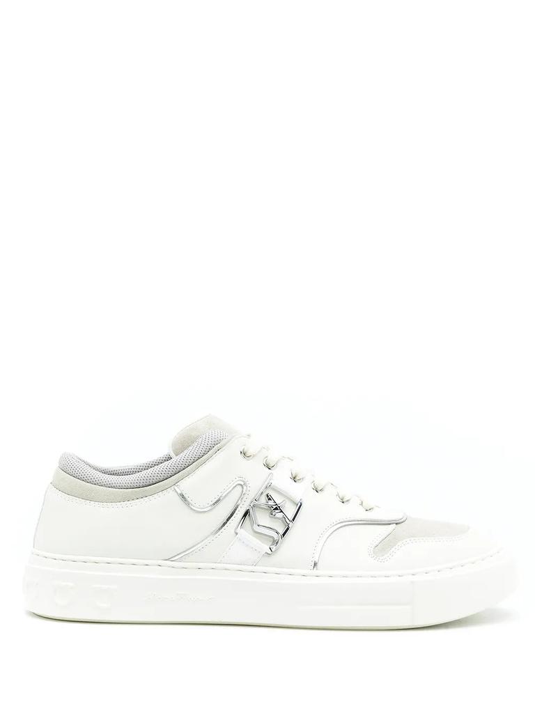 Salvatore Ferragamo Ferragamo Gancini Low-Top Sneakers 020441747116