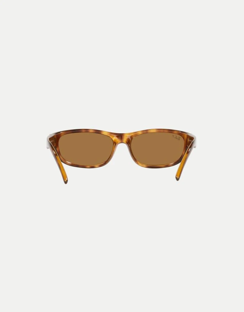 Ray-Ban Ray-Ban Rb4033 rectangle polarised sunglasses with brown lens in havana 2