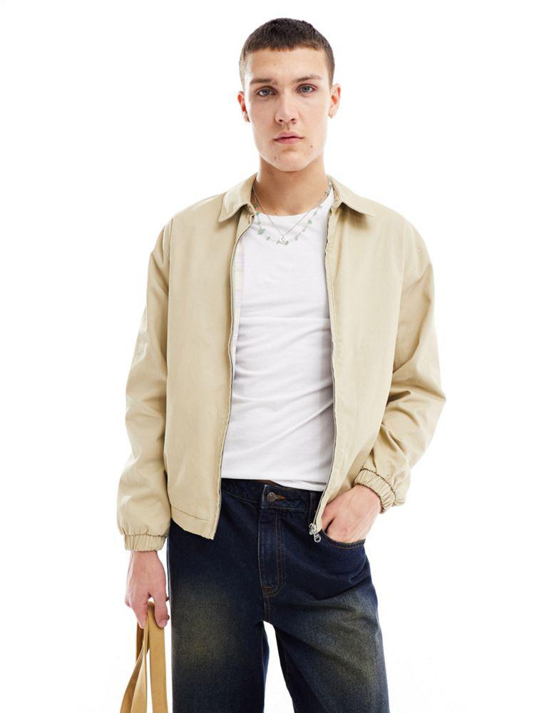 Pull&Bear Pull&Bear STWD jacket in stone