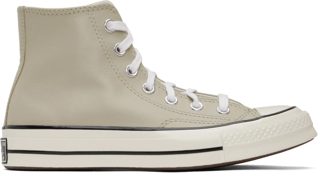 Taupe Chuck 70 Leather High Top Sneakers – On Sale Now with Up to