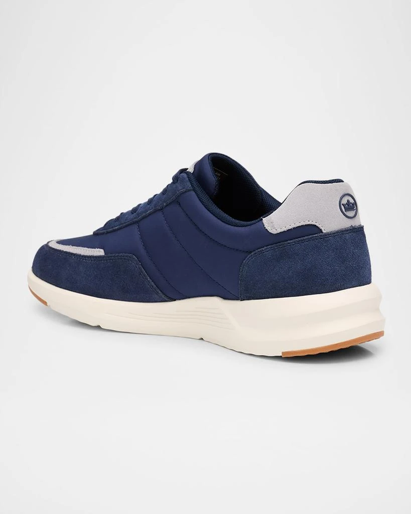 Peter Millar Men's Journeyman Nylon and Suede Low-Top Sneakers 4