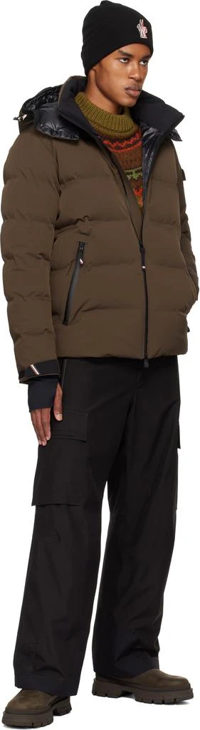 Moncler Brown Montgetech Hooded Ski Down Jacket 5