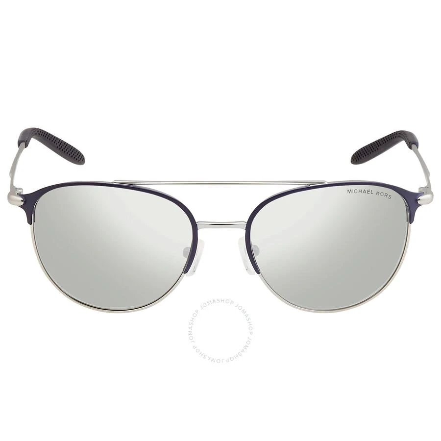 Michael Kors Silver Mirrored Round Men's Sunglasses MK1111 12076G 54 1