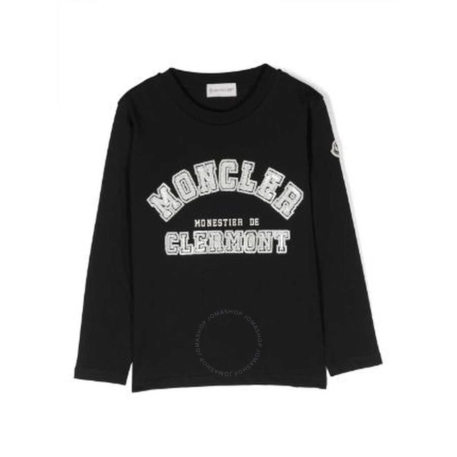 Moncler Sequinned-Logo Cotton T-shirt 1