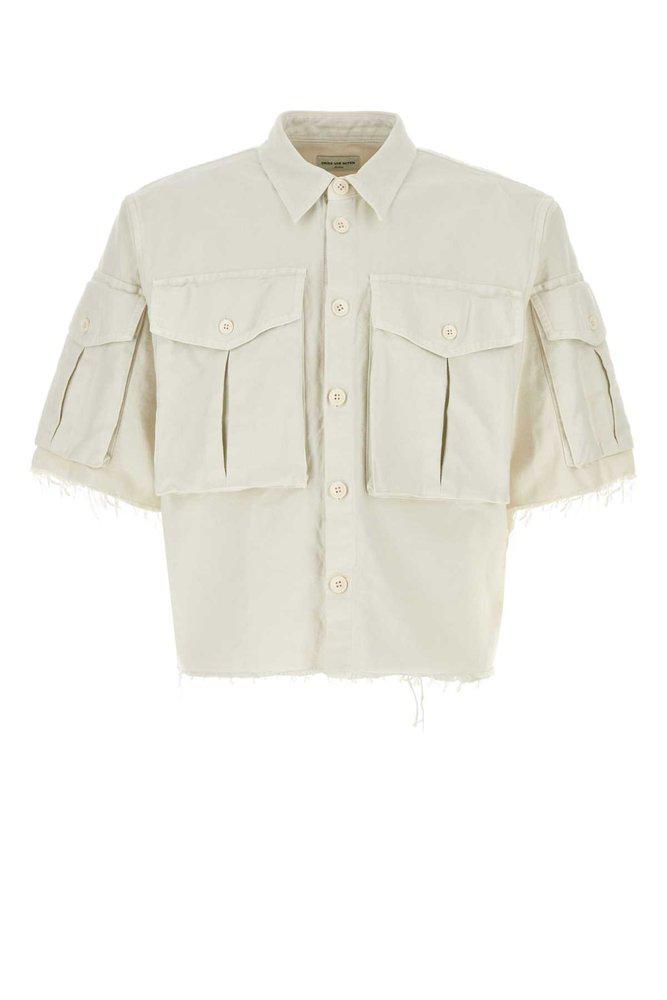 Dries Van Noten Dries Van Noten Century Raw-Cut Edge Shirt