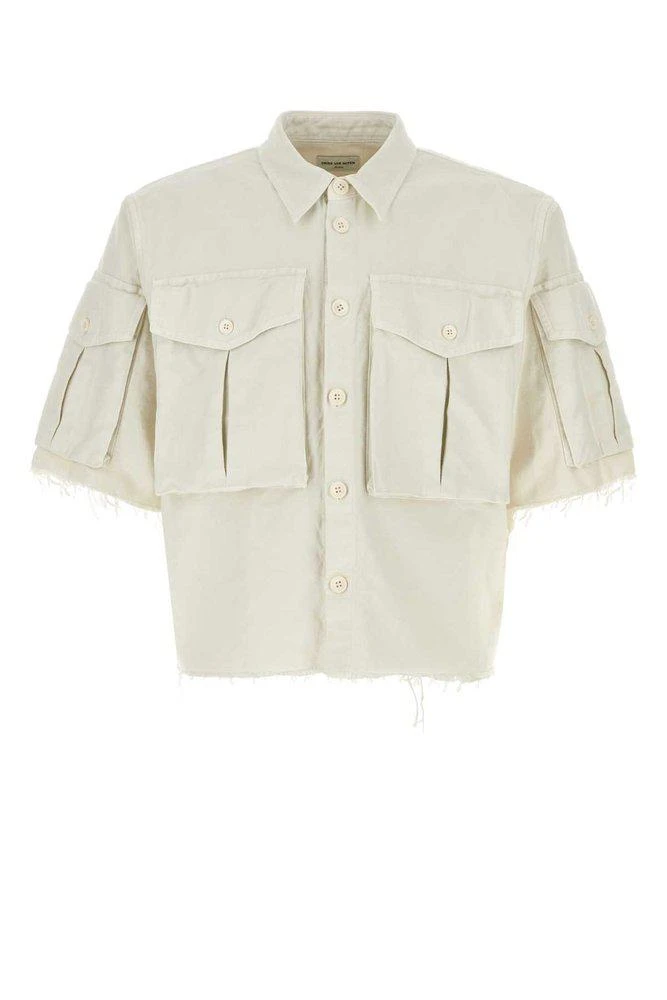 Dries Van Noten Dries Van Noten Century Raw-Cut Edge Shirt 1