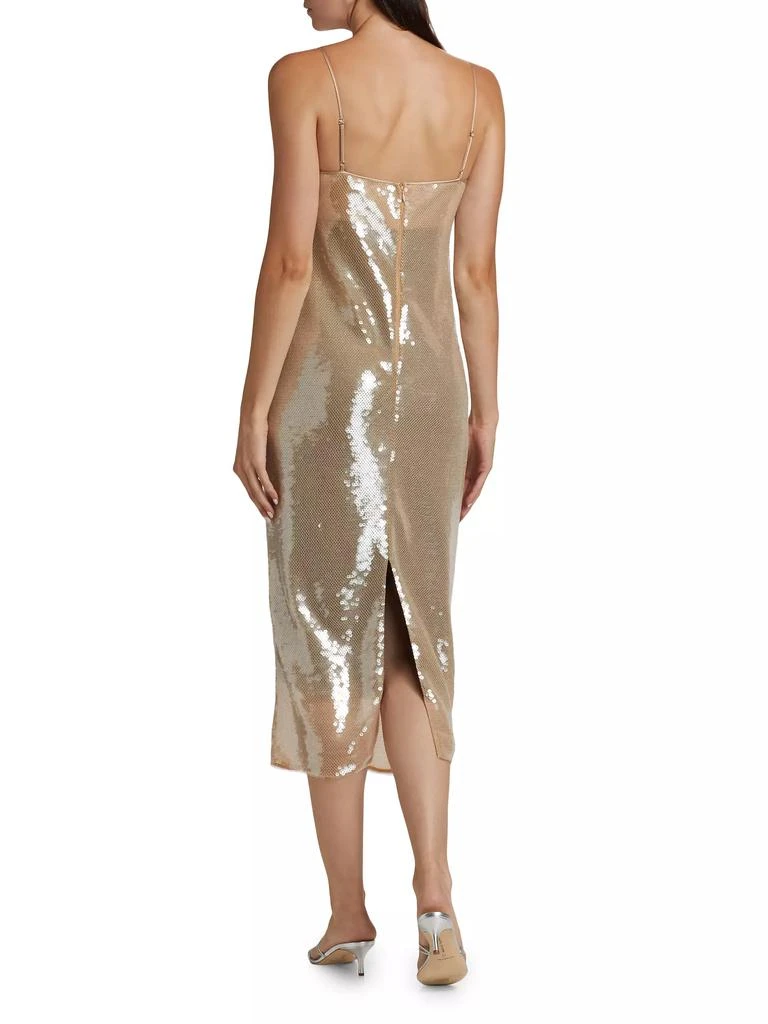 A.L.C. Danielle Sheer Sequined Slipdress 5