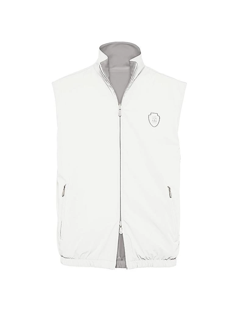 Brunello Cucinelli Bonded Nylon Reversible Vest with Logo 1