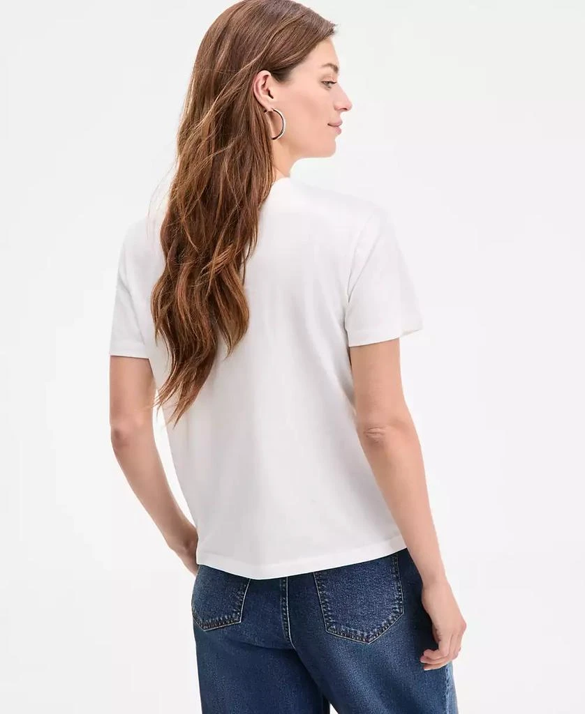 On 34th Women's Superbe Embellished Crewneck Tee, Exclusively at Macy's 4