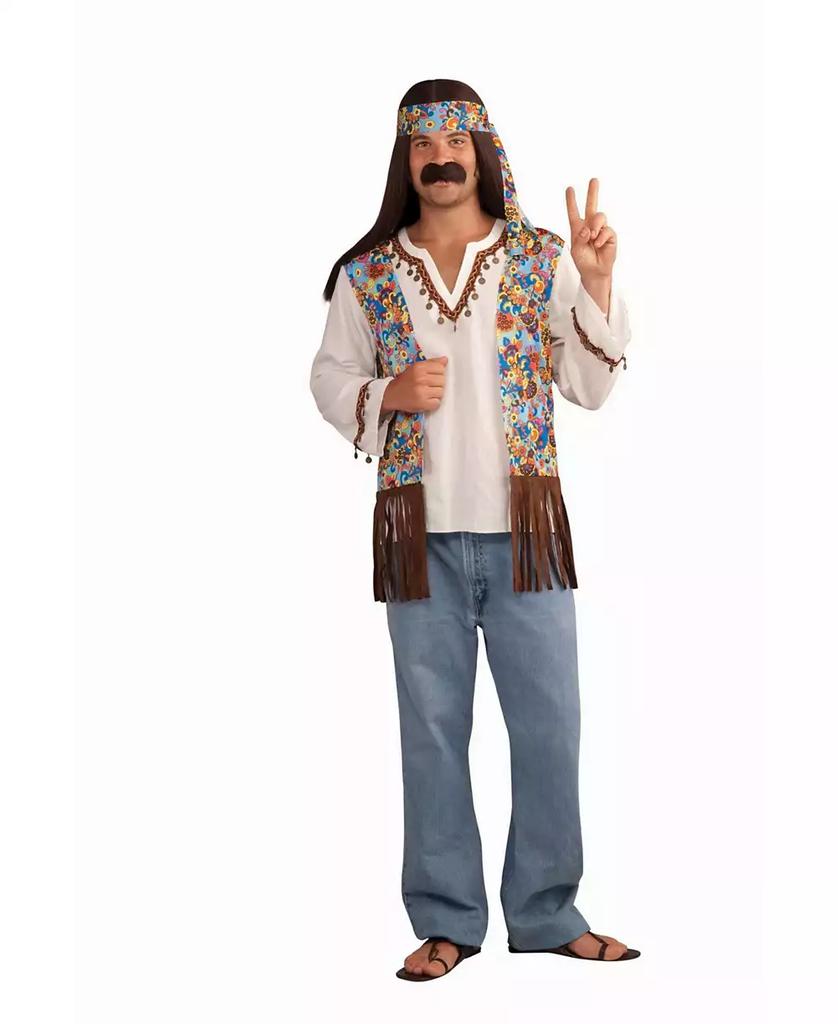 BuySeasons Men's Hippie Groovy Adult Costume Set