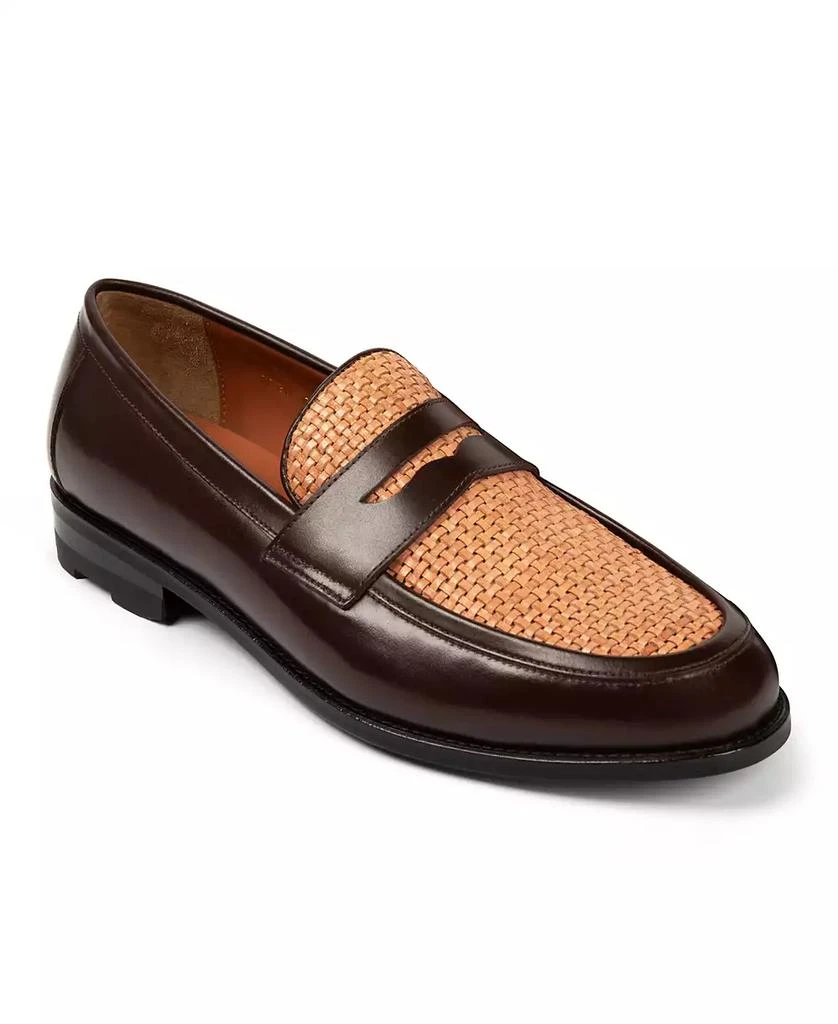 Anthony Veer Men's Mercer Slip On Leather Penny Loafers 1