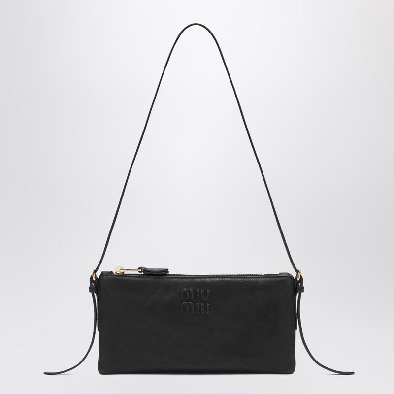 【MiuMiu】Mini pouch black in nappa Miu Miu Mini pouch black in nappa - Handbags - Save Extra 10