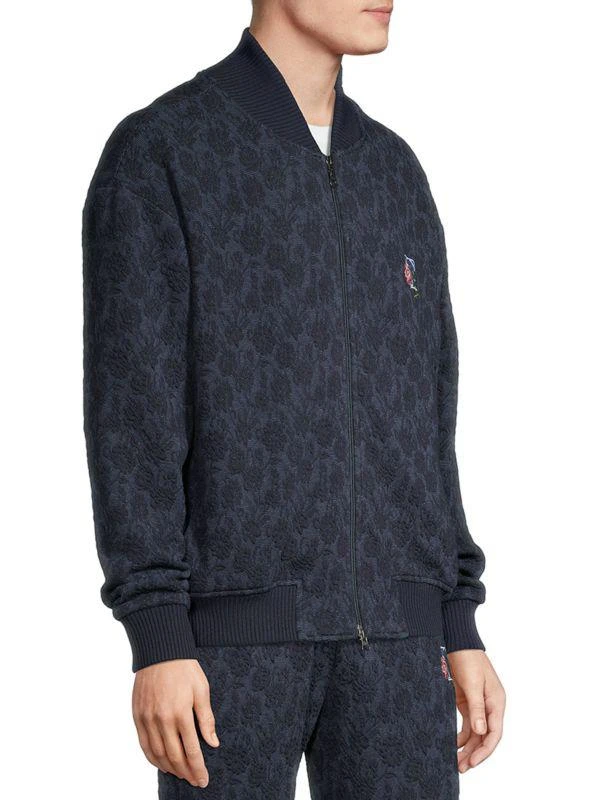 TWENTY MONTREAL Jacquard Knit Bomber Jacket 3