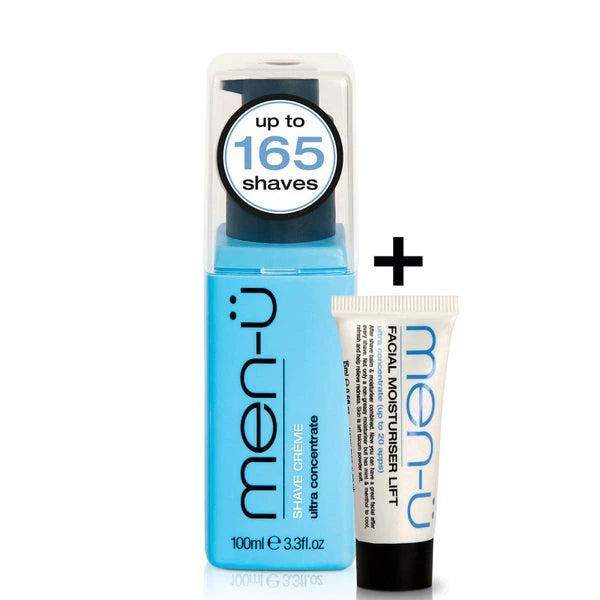Lookfantastic men-u Shave Crème and Facial Moisturiser Lift Bundle 1