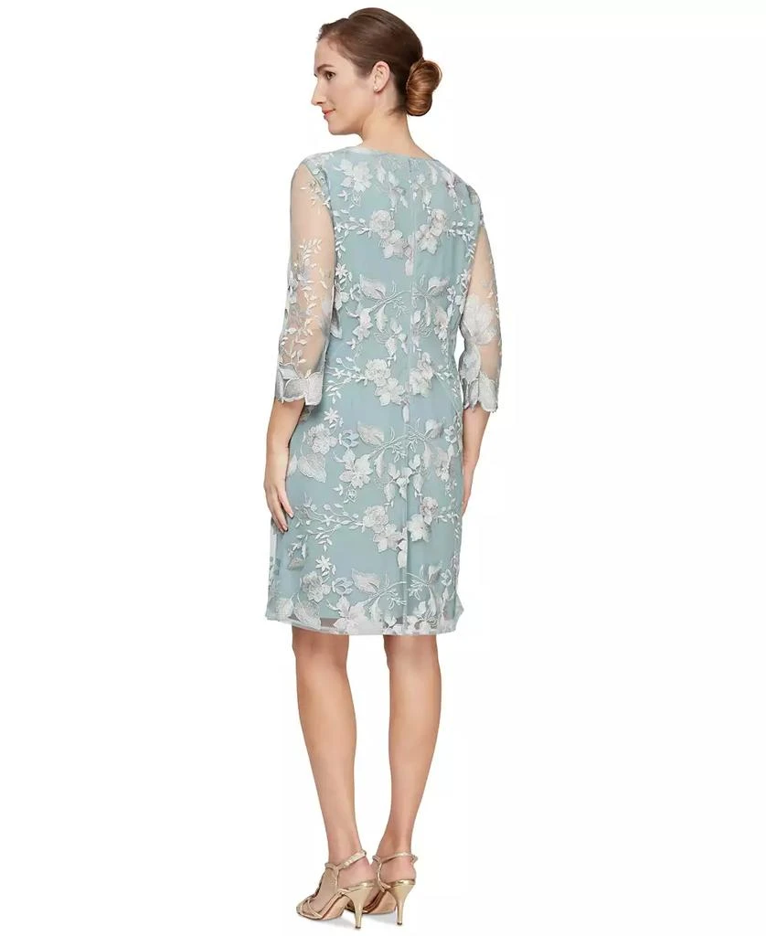Alex Evenings Embroidered Jacket Dress 2