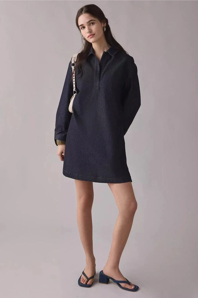 Glamorous Glamorous Denim Long Sleeve Shirt Mini Dress