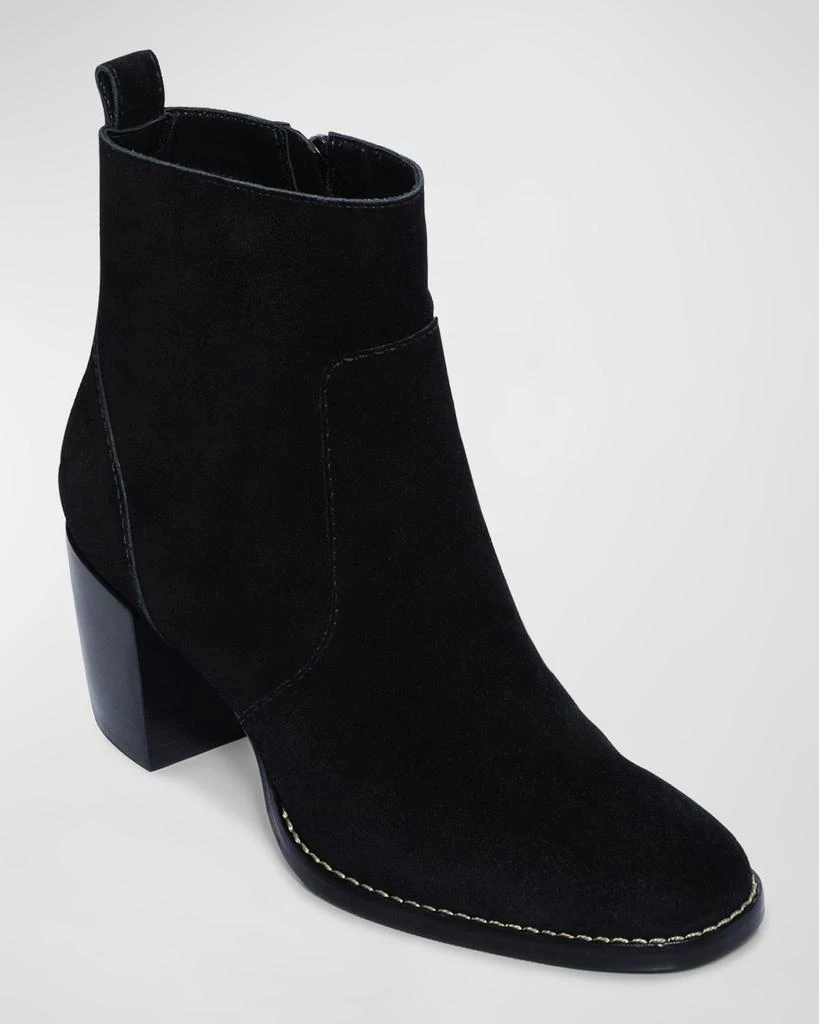 Bernardo Norwich Suede Ankle Booties 2