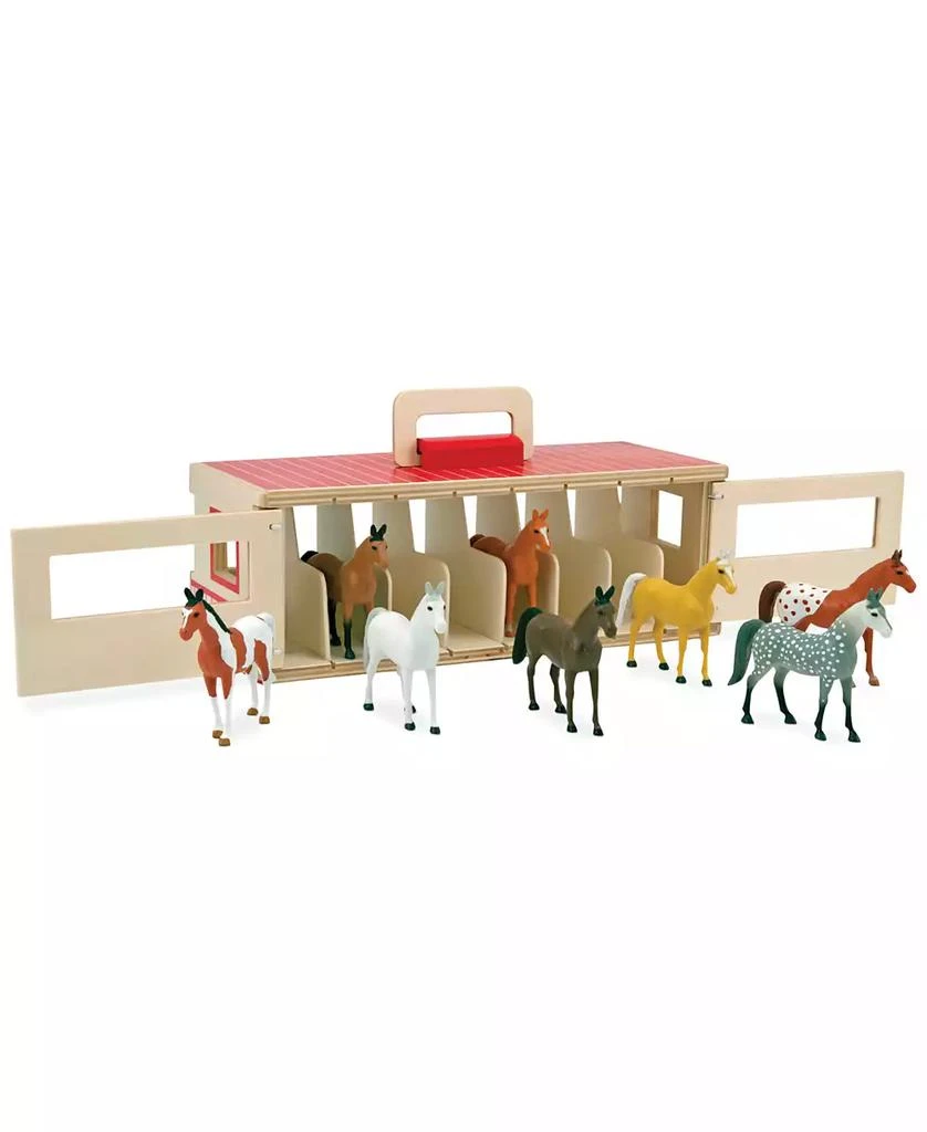 Melissa & Doug Kids' Show-Horse Stable Toy 2