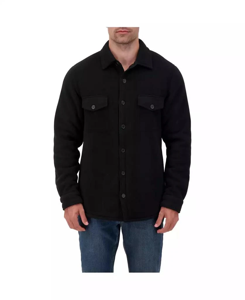 Heat Holders Men's Jax Long Sleeve Solid Shirt Jacket 1