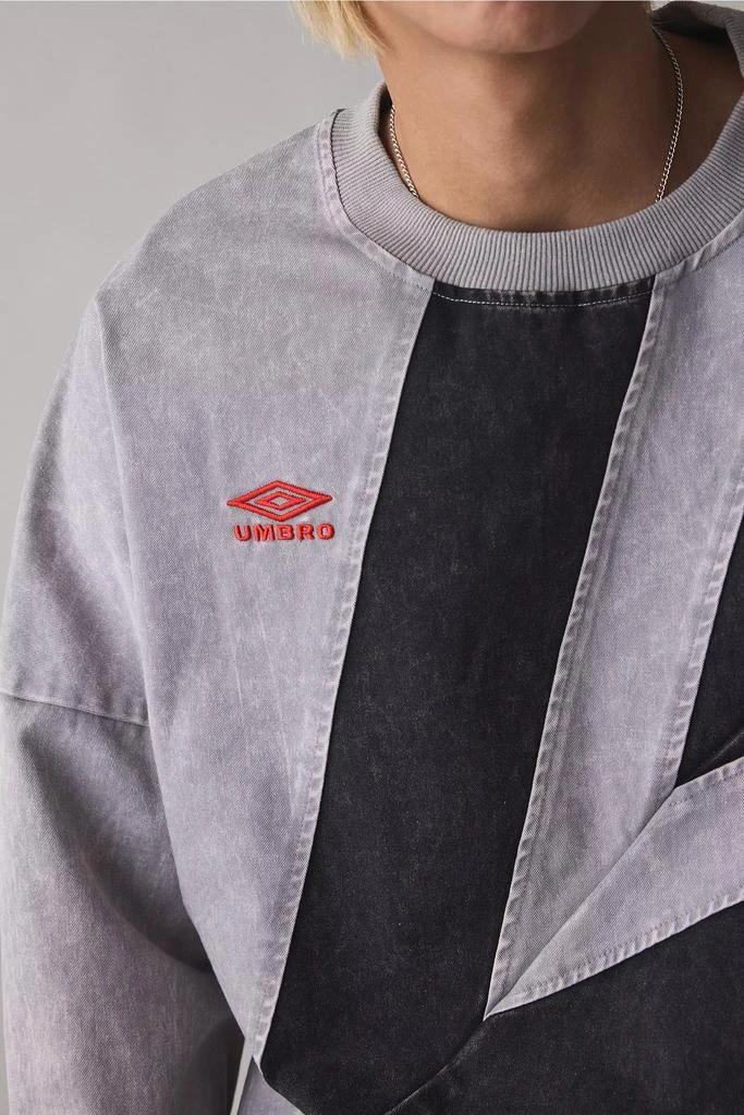 Umbro Umbro Washed Diamond Drill Crew Neck Sweatshirt 4