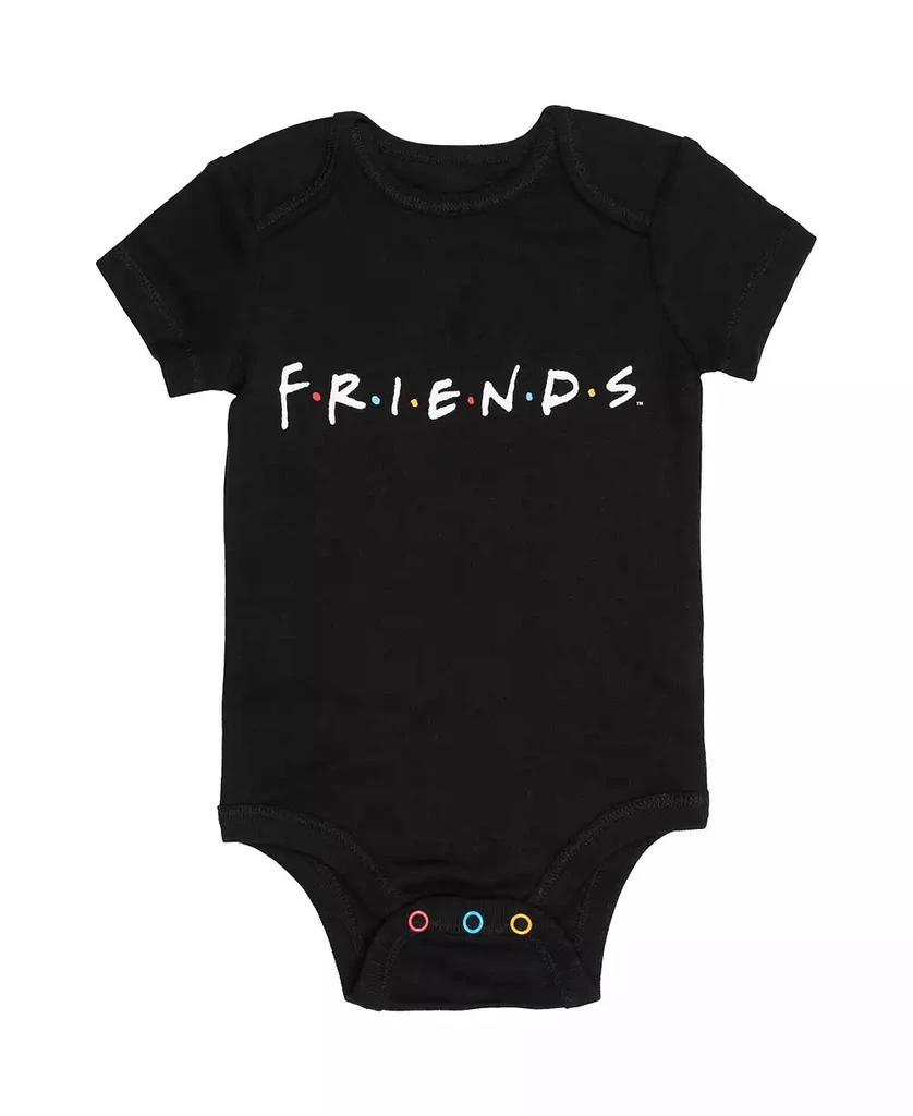 Friends Baby Boys 3 Pack Short Sleeve Bodysuit 3
