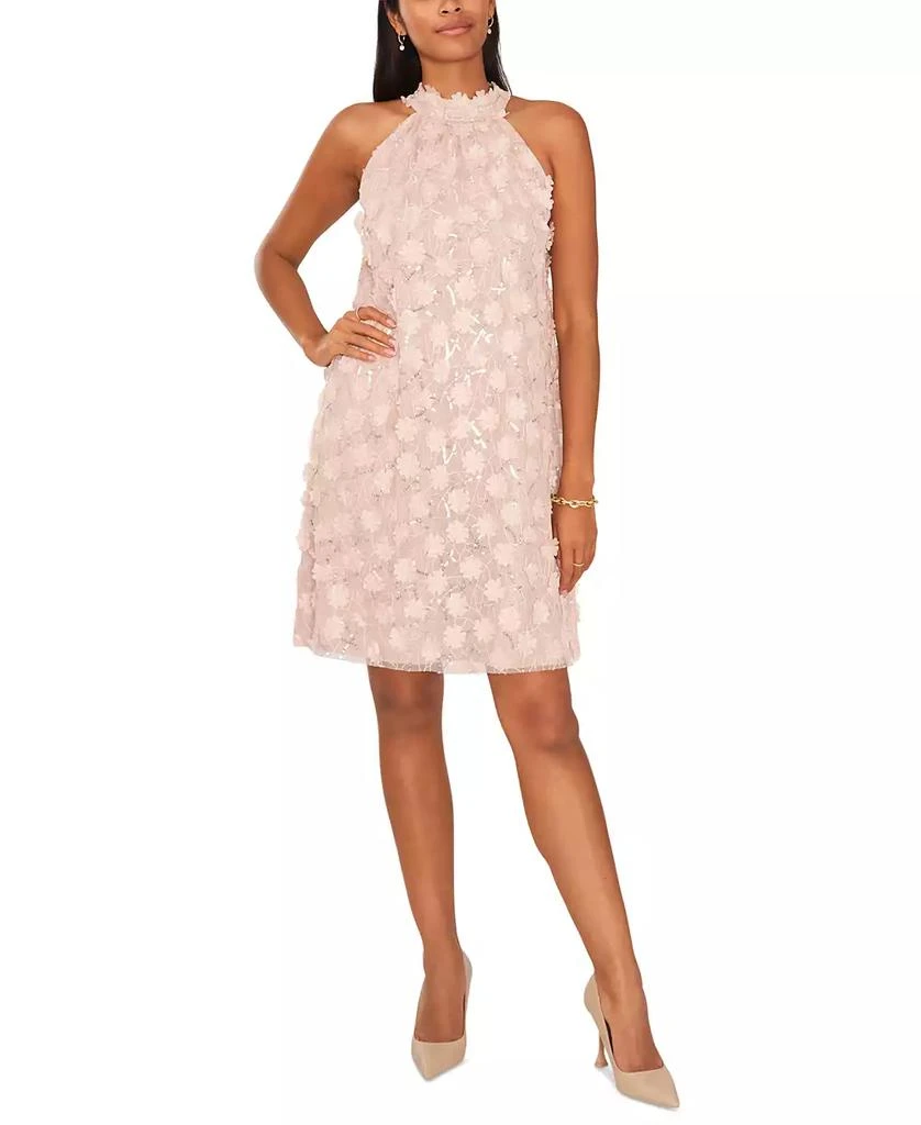 MSK Women's Sequin Sleeveless A-Line Short Dress 1
