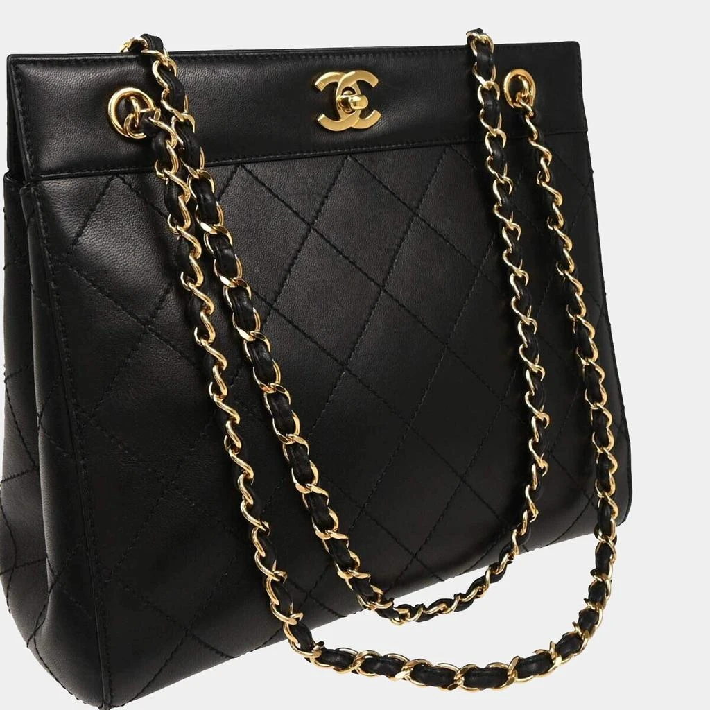 Chanel Chanel Black Calfskin Tote Bag 3