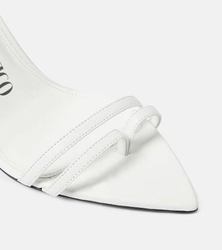 The Attico Ester 95 leather sandals 6