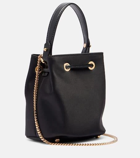 Versace La Medusa Mini satin bucket bag 4