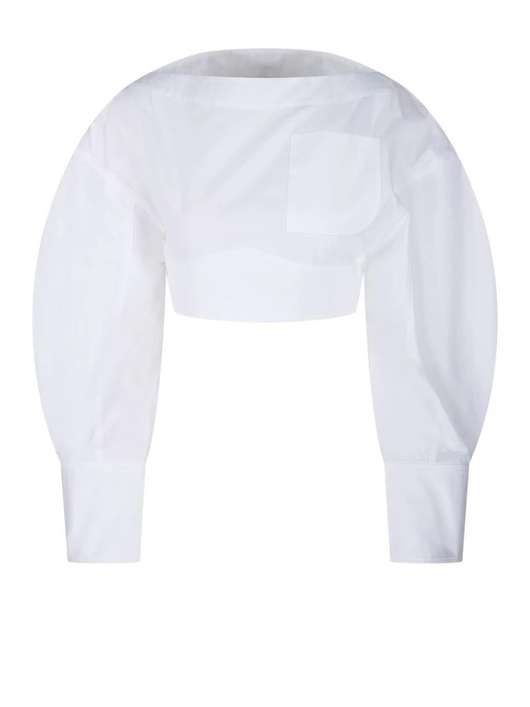Jacquemus Open-back Cropped Shirt 1