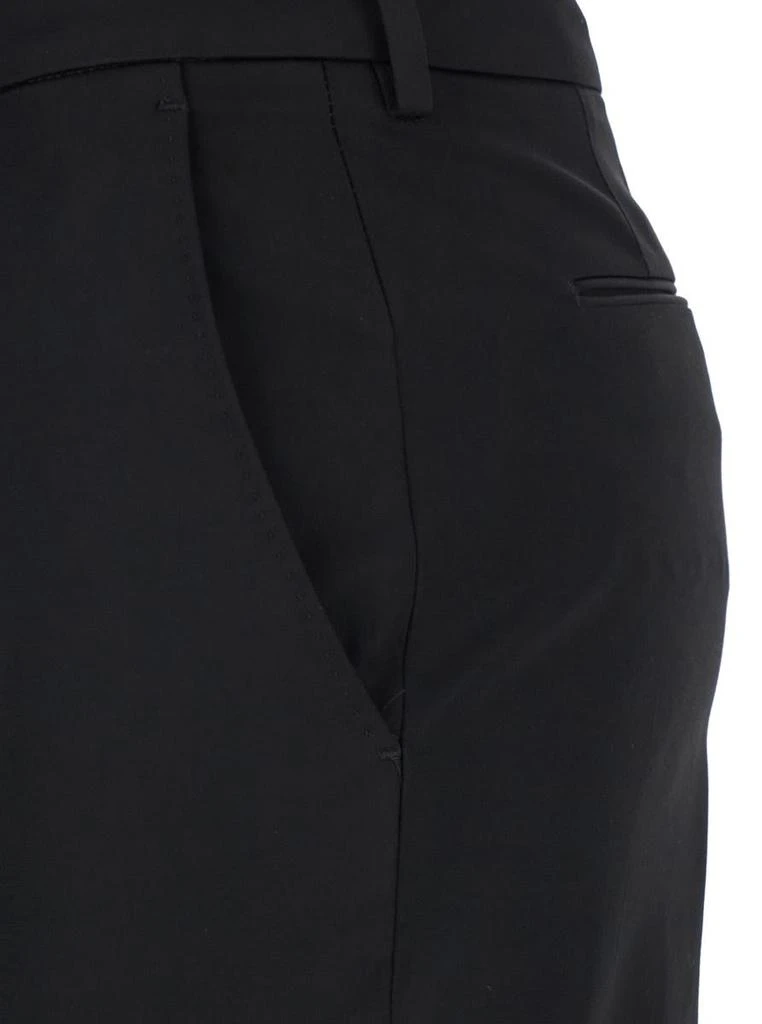 PT TORINO 'New York' Black Pants With Belt Loops In Viscose Stretch Woman 3