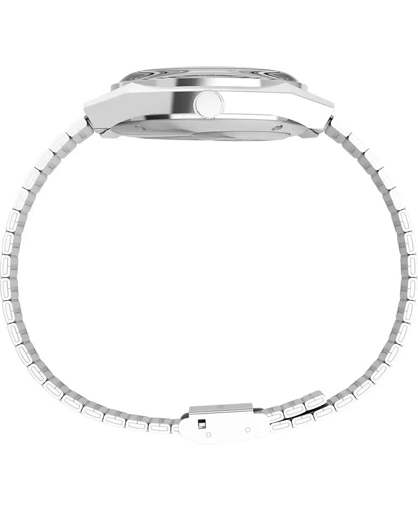 Timex Men's Analog Silver-Tone Stainless Steel Watch, 38mm