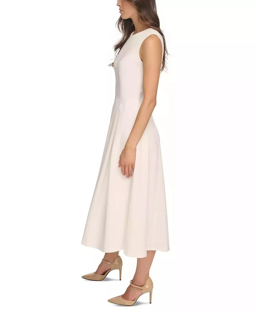 Calvin Klein Women's Sleeveless Pleated Midi A-Line Dress 2