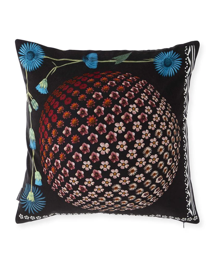 Christian Lacroix Cosmos Eden Pillow, 20"Sq 3