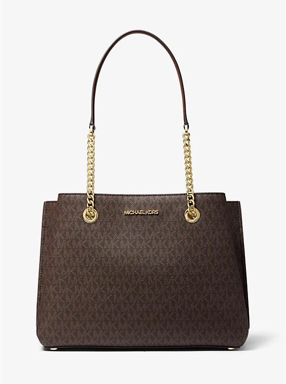Michael Kors Teagan Large Logo  Shoulder Bag 1