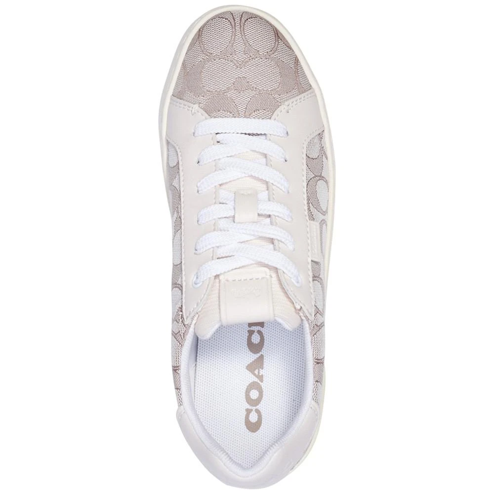 COACH Women's Lowline Lace Up Low Top Sneakers 4