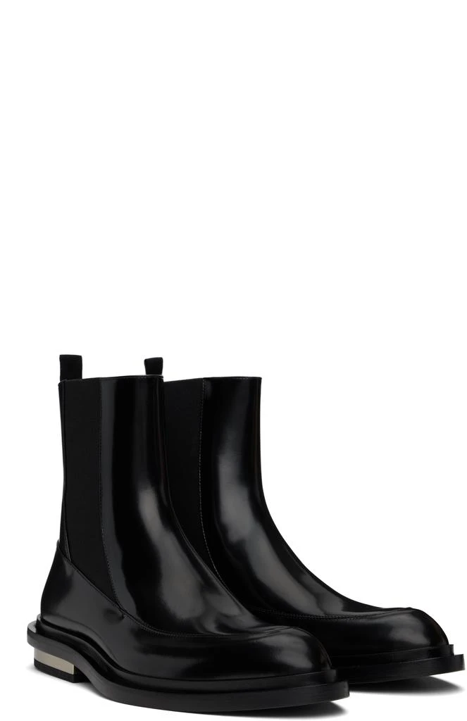 Jil Sander Black Ankle Chelsea Boots 4
