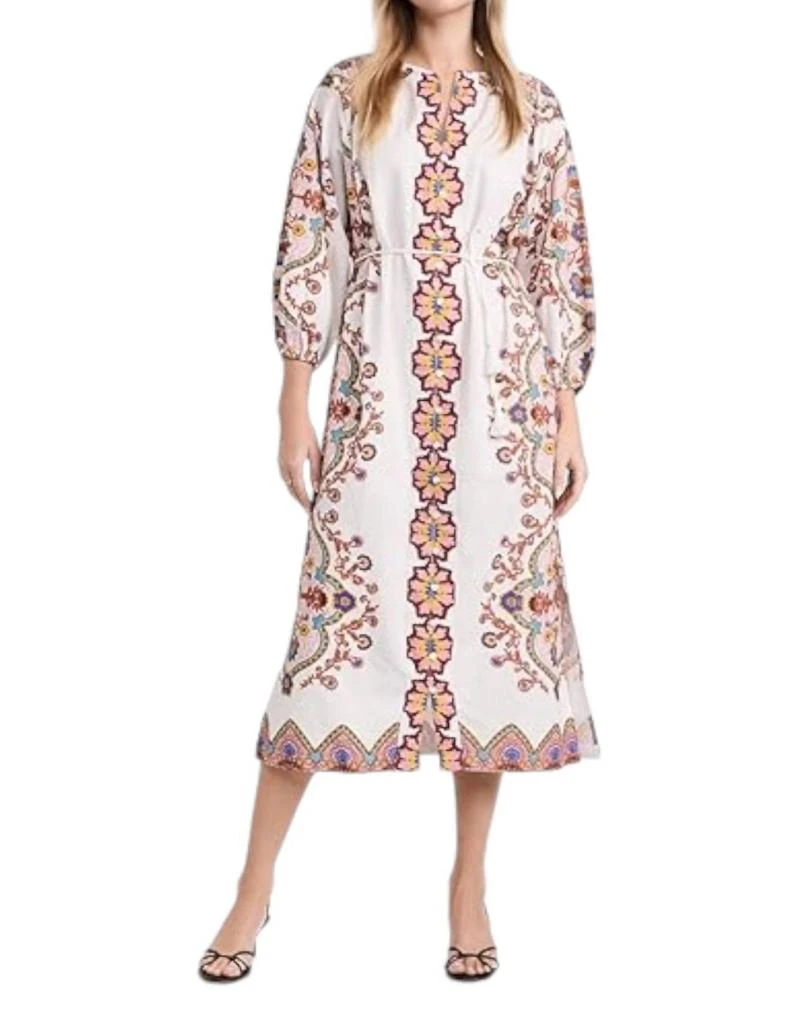 Cleobella Kaila Midi Kaftan Dress In Lagos Print 1