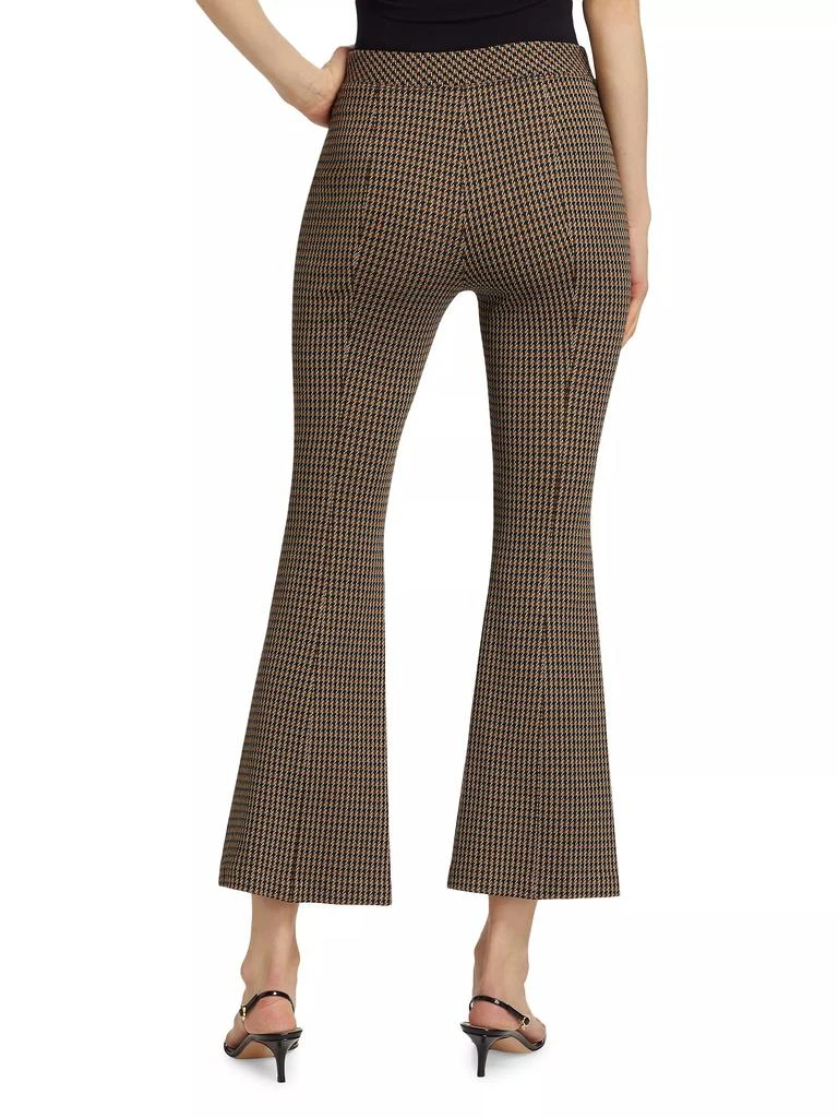 Rosetta Getty Houndstooth Flare Crop Pants 5