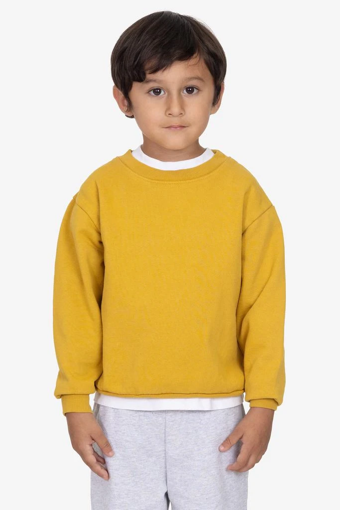 Los Angeles Apparel HF107GD - Kids Heavy Fleece Garment Dye Crew Sweatshirt 7