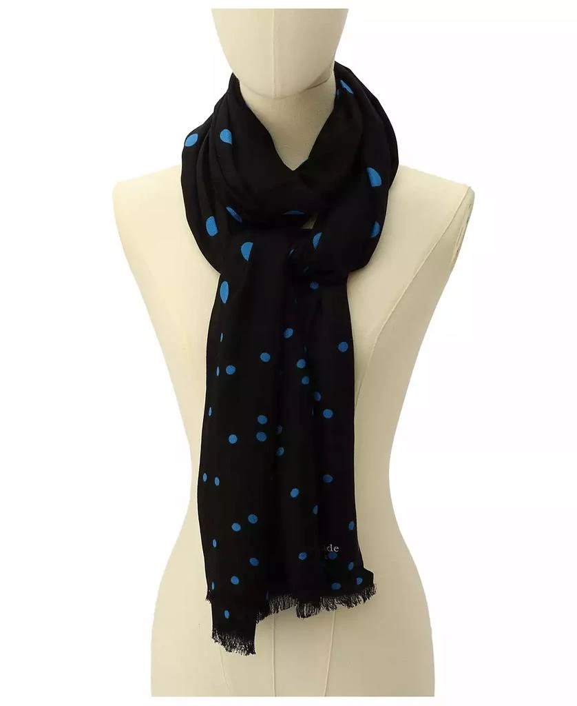 Kate Spade Scatter Dot Wool Oblong Scarf 5