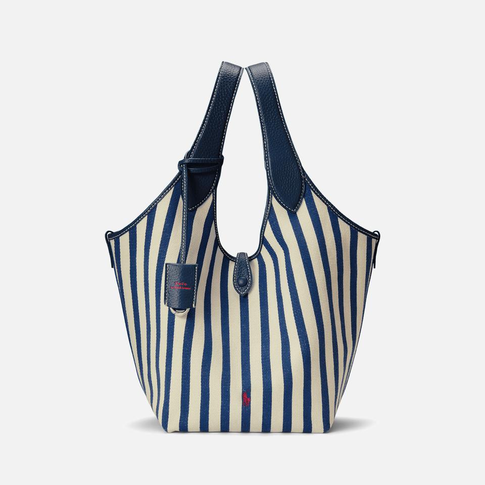 Ralph Lauren Polo Ralph Lauren Stripe Canvas Tote Bag