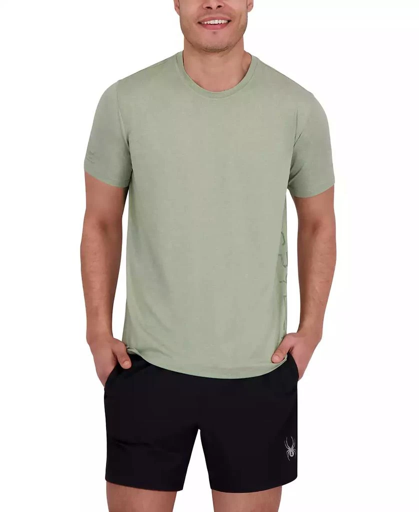 Spyder Men's Short Sleeve Drop Needle Crewneck Swim Shirt 1