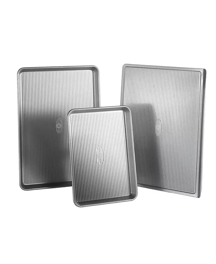 USA Pan Non-Stick Aluminum 3-Piece Bakeware Set