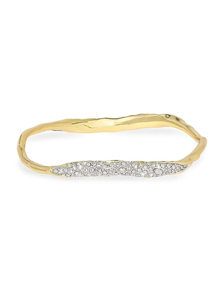 Alexis Bittar Solanales Two-Tone
Glass Crystal Bangle
