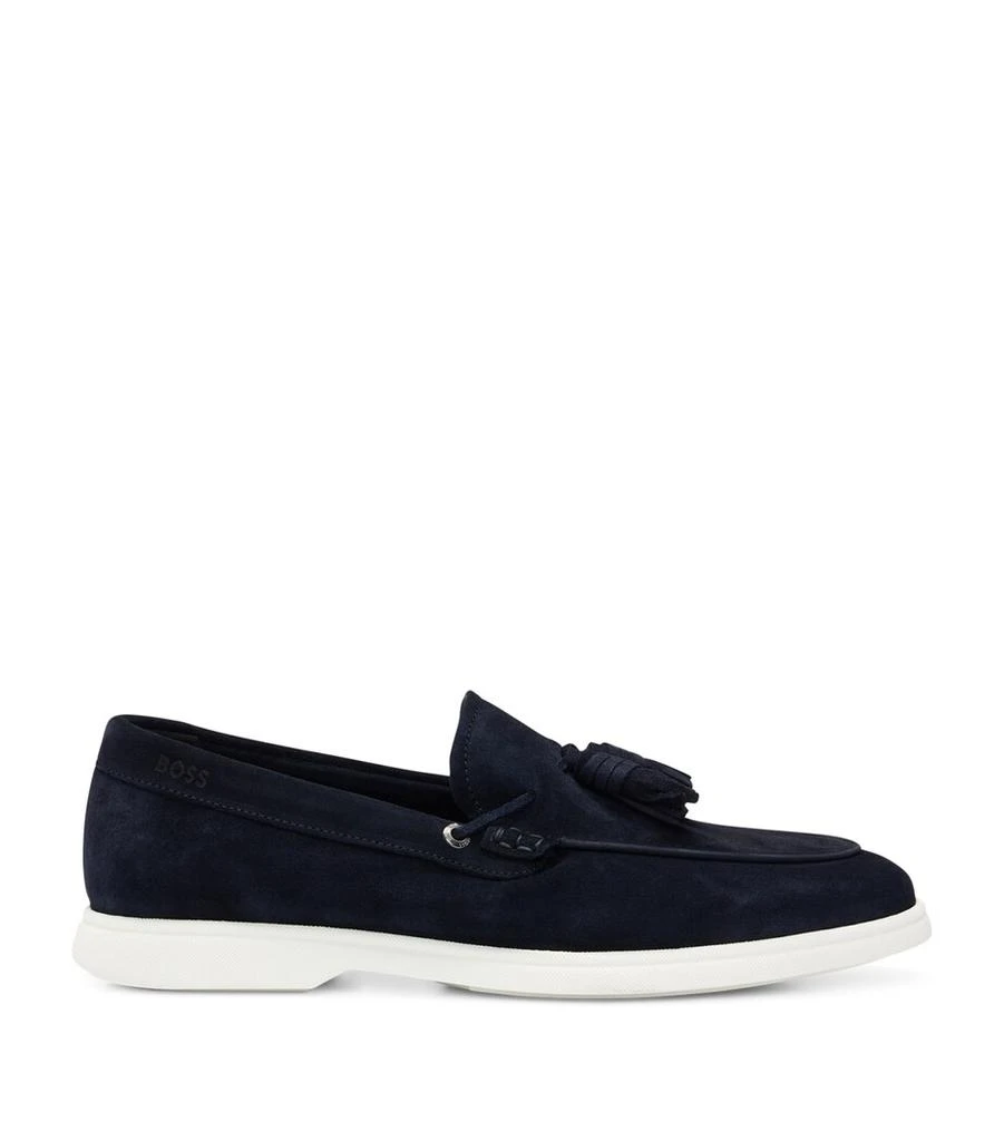 Hugo Boss Suede Tassel Loafers 1