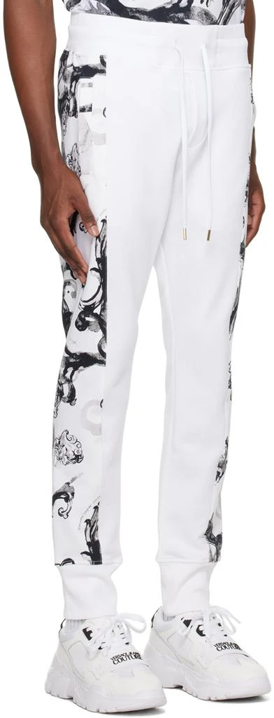 Versace White Watercolour Couture Sweatpants 2